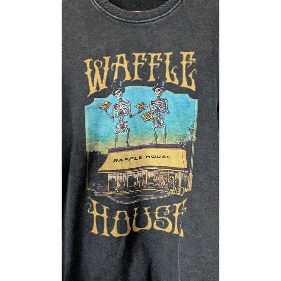 Waffle House Skeleton Sweatshirt Unbranded - Picture 2 of 7